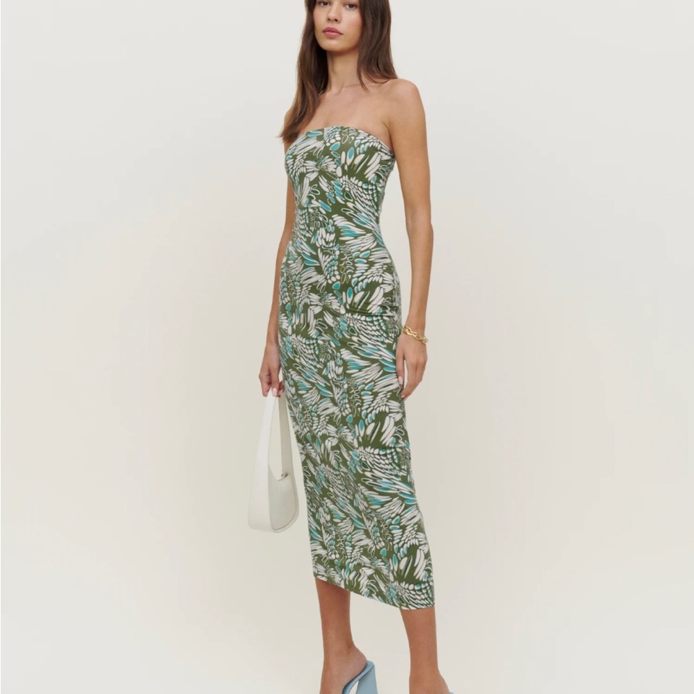 Reformation Ryden knit dress, size small, color twisted